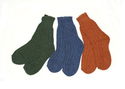 tittimitti® Women’s Wool Silk Socks 3-Pack – Soft Warm Winter Crew Socks (Made in Italy)