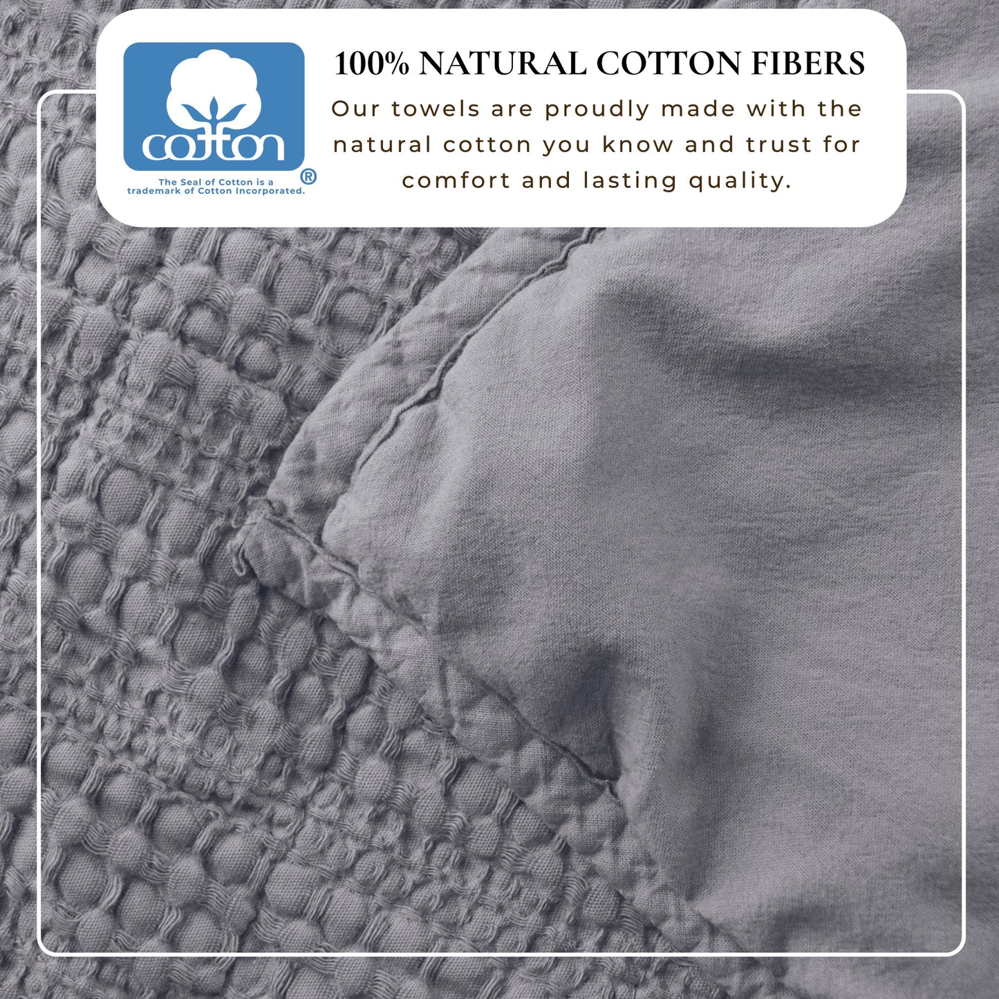 100% Cotton Honeycomb Waffle Garment Washed Quilt Set - Genevieve Collection