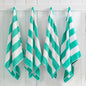 Cotton Velour Cabana Stripe Beach Towel - Novia Collection.