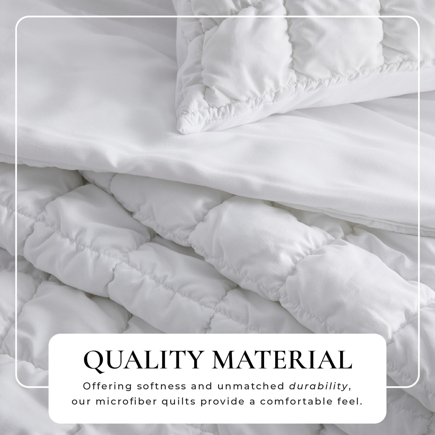 Puff Marshmallow Texture Quilt Set - Marshmallow Collection