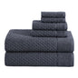 Cotton Diamond Waffle Weave Bath Towel Set - Grayson Collection