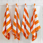Cotton Velour Cabana Stripe Beach Towel - Novia Collection.