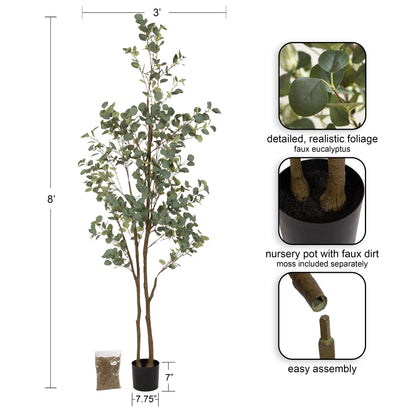 Eudora Faux Eucalyptus Tree