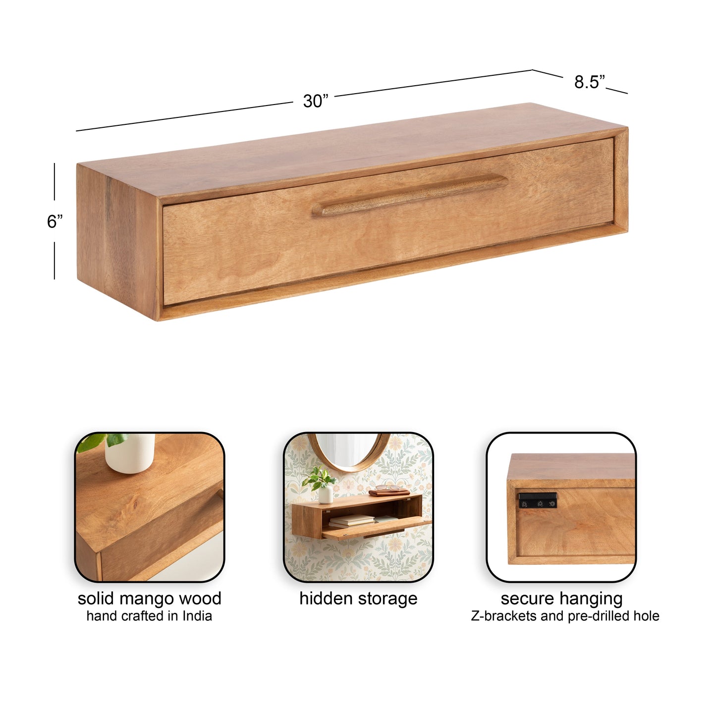 McCutcheon Floating Console Table