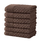 Cotton Diamond Waffle Weave Bath Towel Set - Grayson Collection