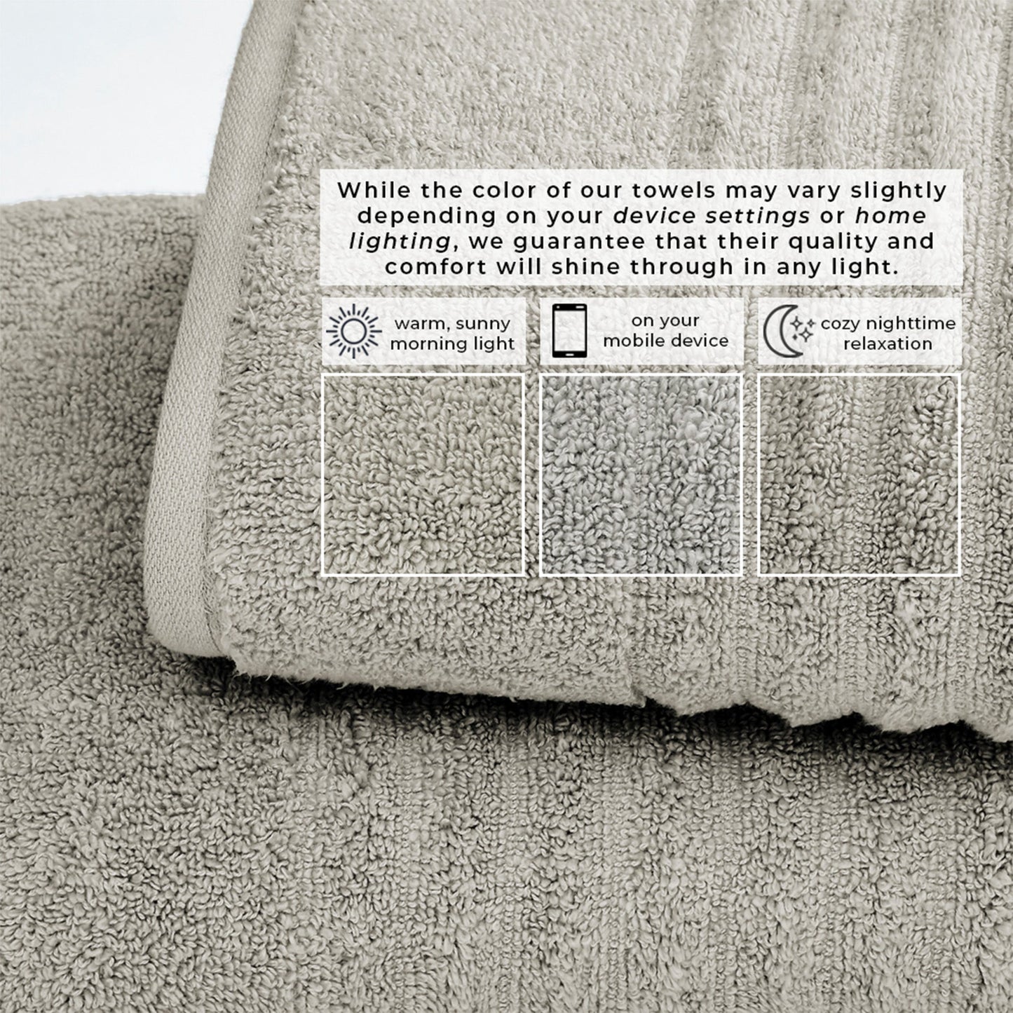 Luxury Combed Cotton Bath Towel Set - Karina Collection