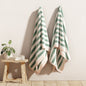 Oversized Striped Border Cabana Beach Towels - Santa Cruz.